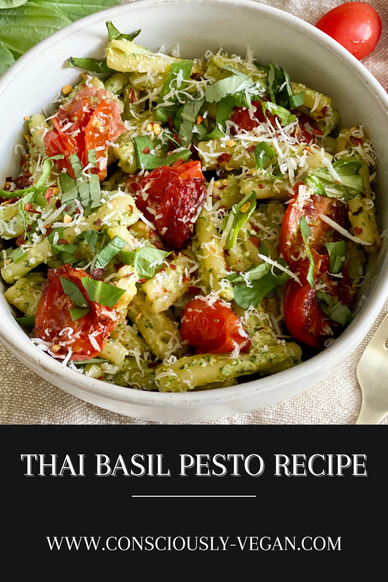 Thai Basil Pesto • Consciously Vegan