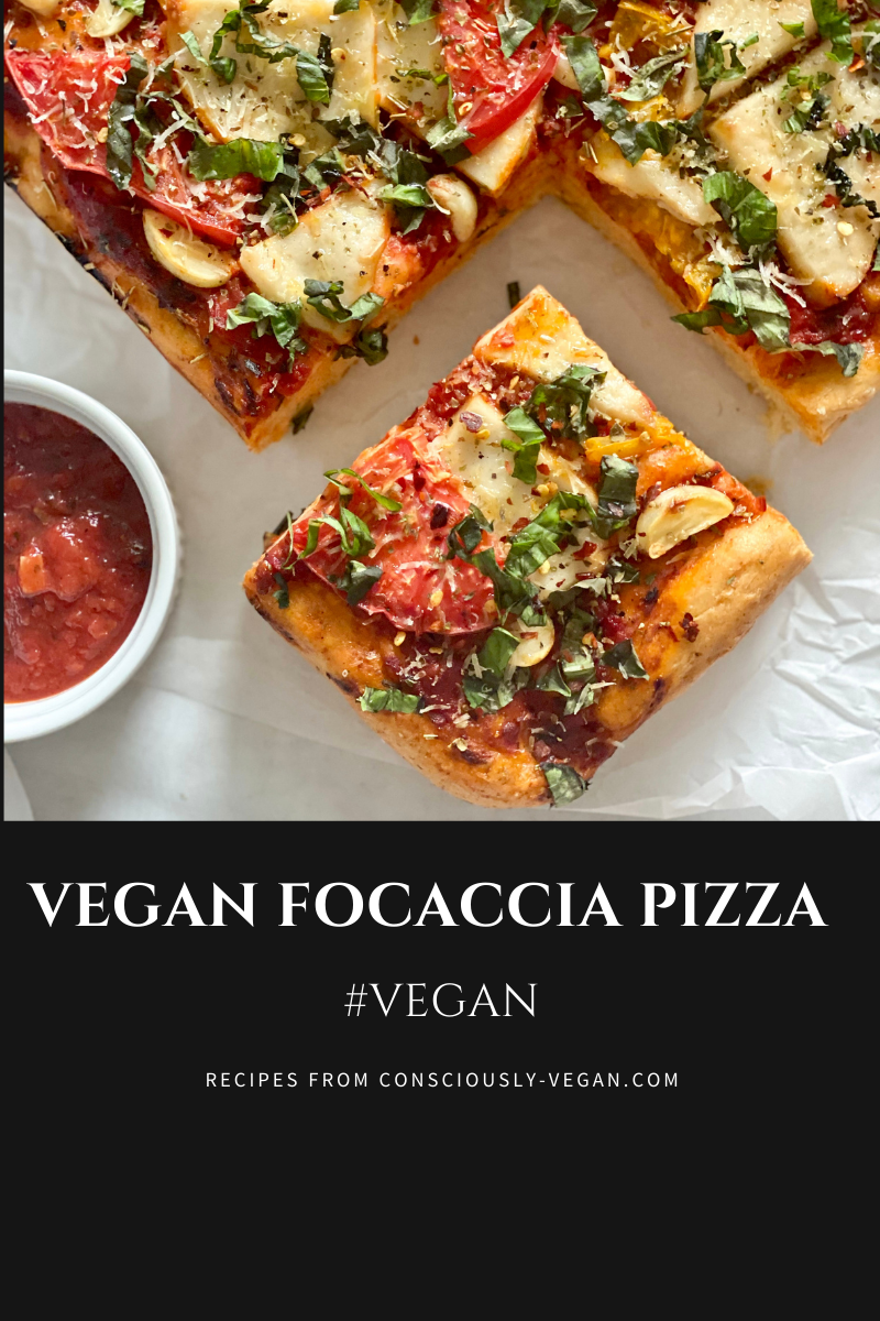 Vegan Focaccia Pizza