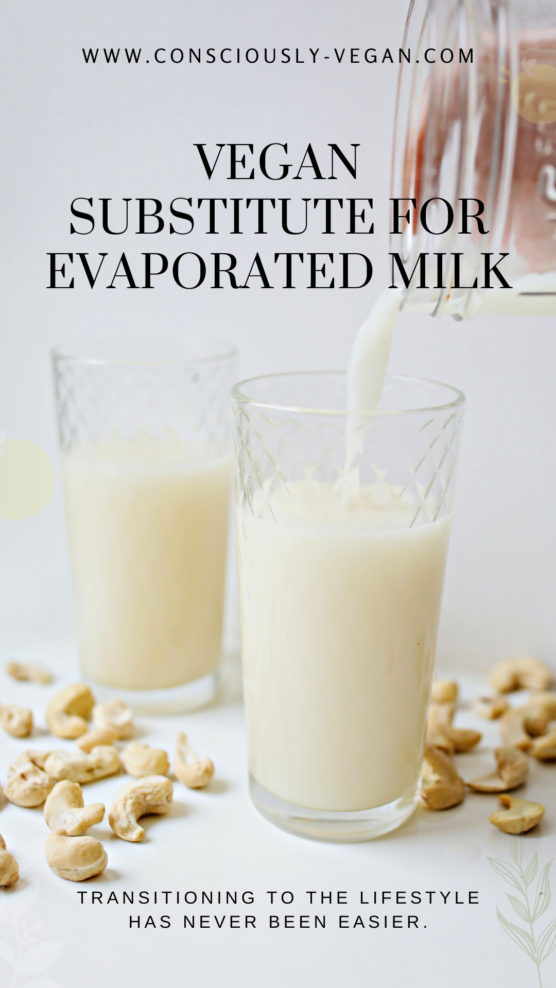 Vegan Substitute for Evaporated Milk